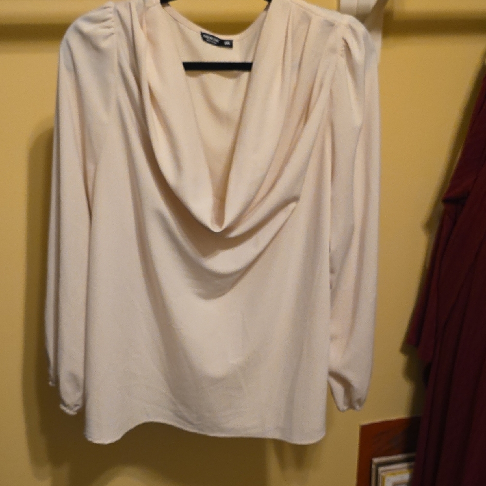 Elegant Beige Blouse by Shein Curve - Picture 3 of 7